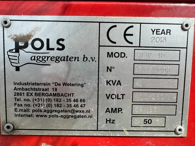 Himoinsa HFW 45 Iveco FPT Mecc Alte Spa 45 kVA Silent generatorset - Áramfejlesztő: 5 kép. Himoinsa HFW 45 Iveco FPT Mecc Alte Spa 45 kVA Silent generatorset - Áramfejlesztő: 5 kép.