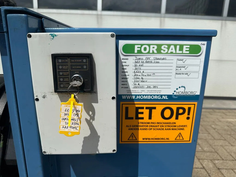 Iveco FPT NEF 45 AM1A.S500 Stamford 50 kVA generatorset - Áramfejlesztő: 5 kép. Iveco FPT NEF 45 AM1A.S500 Stamford 50 kVA generatorset - Áramfejlesztő: 5 kép.
