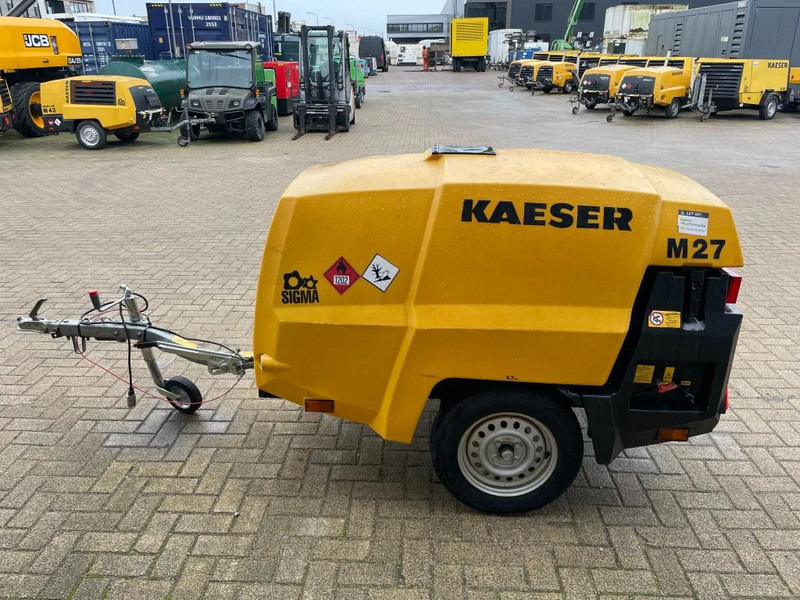 Légkompresszor Kaeser M27 Kubota 2,7 m3 / min 7 Bar 18 kW Mobiele Silent Diesel Compressor: 6 kép. Légkompresszor Kaeser M27 Kubota 2,7 m3 / min 7 Bar 18 kW Mobiele Silent Diesel Compressor: 6 kép.