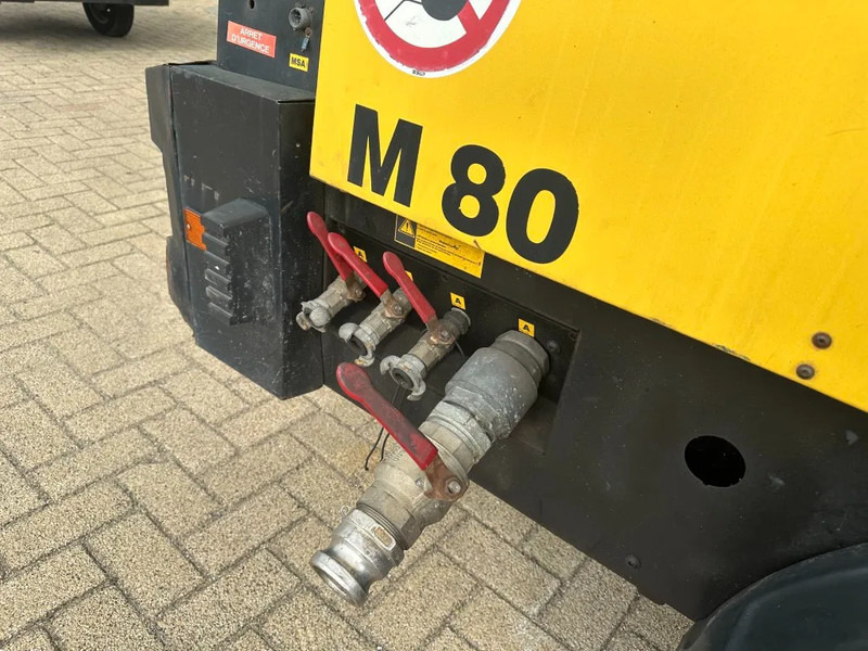 Légkompresszor Kaeser M80 Kubota 8.1 m3 / min 7 Bar 55 kW Mobiele Silent Diesel Compressor: 9 kép.