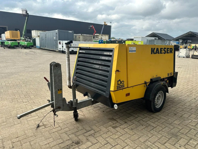 Légkompresszor Kaeser M80 Kubota 8.1 m3 / min 7 Bar 55 kW Mobiele Silent Diesel Compressor: 7 kép.