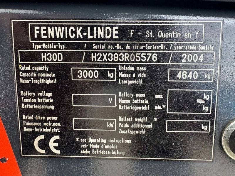 Linde H30D 3 ton Duplex Sideshift Diesel Heftruck - Dízel targonca: 5 kép. Linde H30D 3 ton Duplex Sideshift Diesel Heftruck - Dízel targonca: 5 kép.
