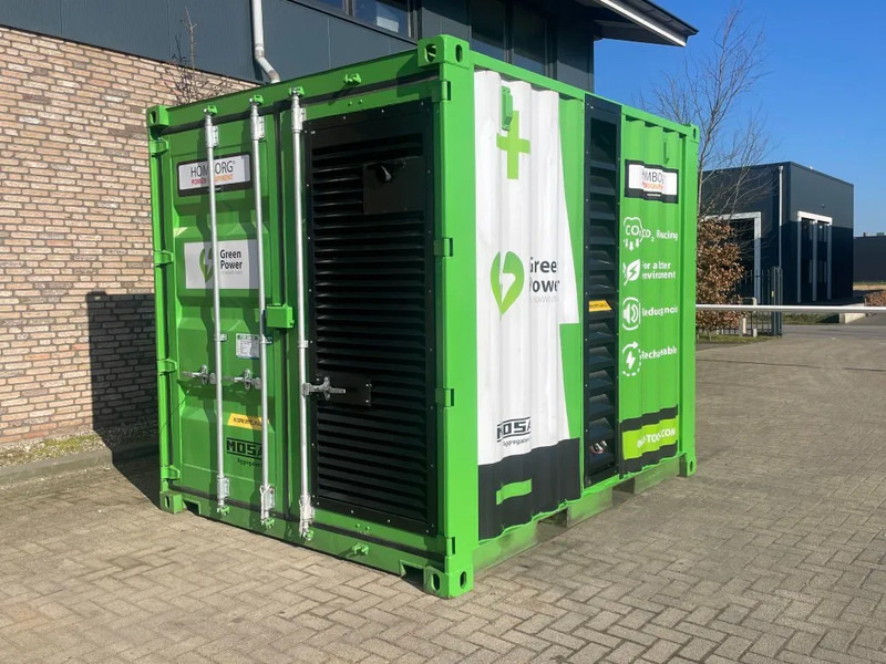 MOSA Hybride Perkins 66 kVA / 80 KWh accupakket - Áramfejlesztő: 2 kép. MOSA Hybride Perkins 66 kVA / 80 KWh accupakket - Áramfejlesztő: 2 kép.