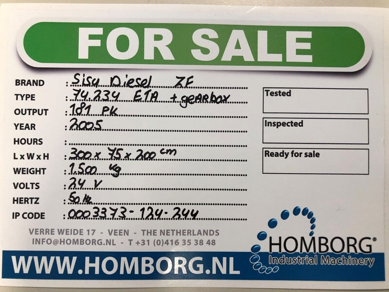 Motor Sisu Valmet Diesel 74.234 ETA 181 HP diesel enine with ZF gearbox: 18 kép. Motor Sisu Valmet Diesel 74.234 ETA 181 HP diesel enine with ZF gearbox: 18 kép.