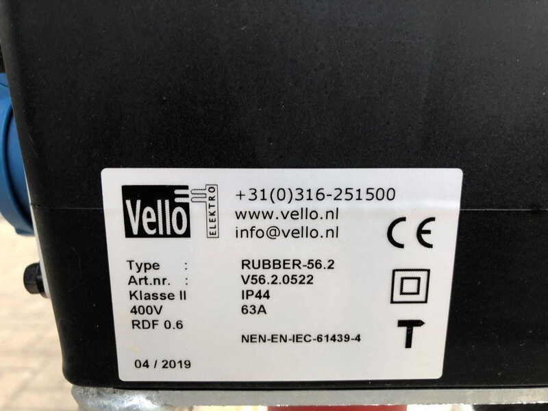 Vello Rubber-56.2 Stroomverdeelkast Zwerfkast Paddestoel 63 Ampère Nieuw ! - Áramfejlesztő: 3 kép. Vello Rubber-56.2 Stroomverdeelkast Zwerfkast Paddestoel 63 Ampère Nieuw ! - Áramfejlesztő: 3 kép.