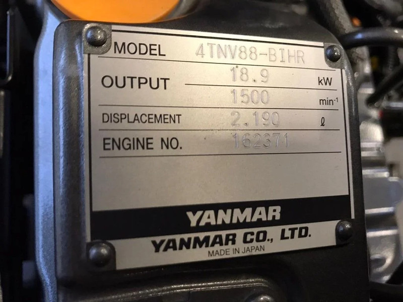 Yanmar HYW 17 Stamford 19 kVA Stage 5 generatorset - Áramfejlesztő: 3 kép. Yanmar HYW 17 Stamford 19 kVA Stage 5 generatorset - Áramfejlesztő: 3 kép.