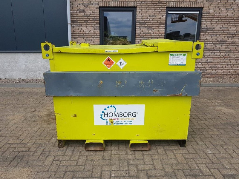 Dieseltank Steenbergen 2000 liter Kiwa IBC Dieseltank met handpomp - Tároló tartály: 1 kép. Dieseltank Steenbergen 2000 liter Kiwa IBC Dieseltank met handpomp - Tároló tartály: 1 kép.