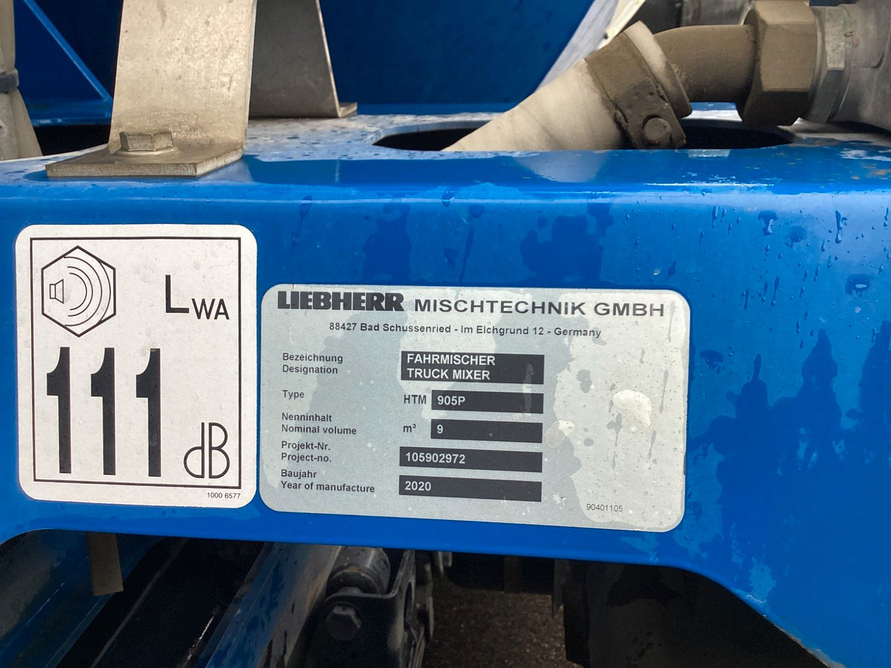 Betonmixer MAN TGS 35.470 8x4 Liebherr HTM 905P 9m³ Intarder: 14 kép.
