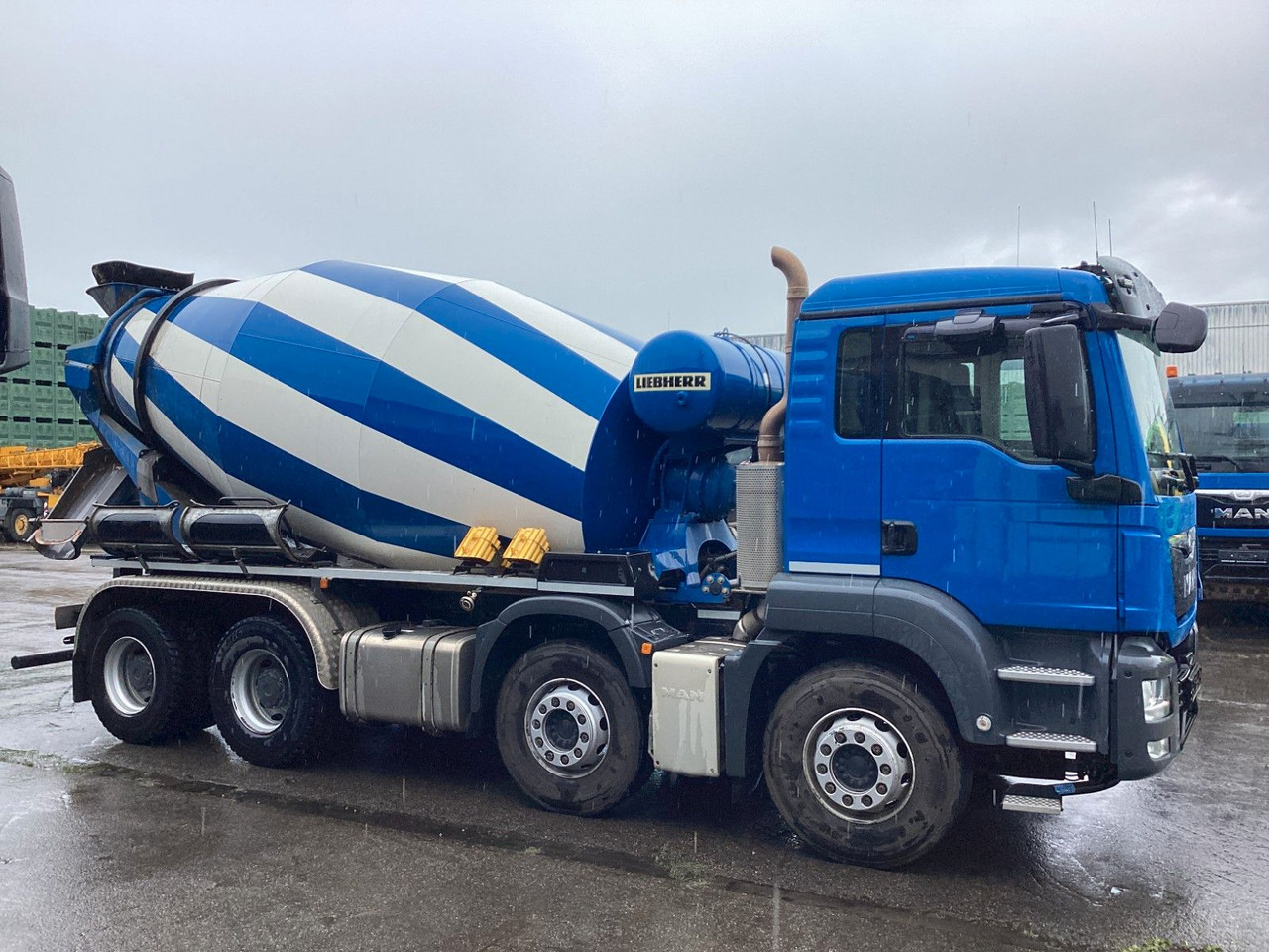 Betonmixer MAN TGS 35.470 8x4 Liebherr HTM 905P 9m³ Intarder: 6 kép.