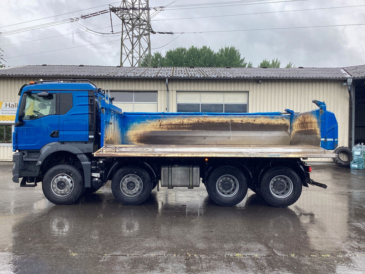 MAN TGS 35.510 BB 8x4 Meiller Kipper Bordmatik AHK - Billenőplatós teherautó: 3 kép. MAN TGS 35.510 BB 8x4 Meiller Kipper Bordmatik AHK - Billenőplatós teherautó: 3 kép.
