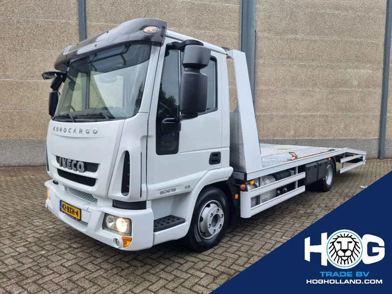 Iveco EuroCargo 80 E6 80E19 - Autószállító teherautó: 1 kép. Iveco EuroCargo 80 E6 80E19 - Autószállító teherautó: 1 kép.