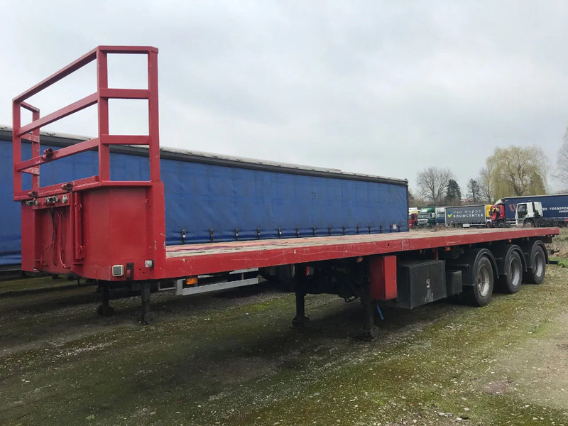 Nooteboom OVB-48 VV OPEN LAADBAK UITSCHUIFBAAR - Platós félpótkocsi: 1 kép. Nooteboom OVB-48 VV OPEN LAADBAK UITSCHUIFBAAR - Platós félpótkocsi: 1 kép.