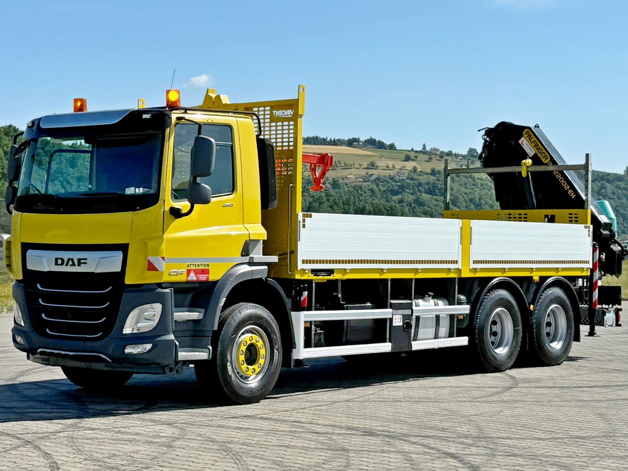 DAF CF 450 * PK 22002 - EH D + FUNK * 6x4 * TOP - Darus autó: 4 kép. DAF CF 450 * PK 22002 - EH D + FUNK * 6x4 * TOP - Darus autó: 4 kép.