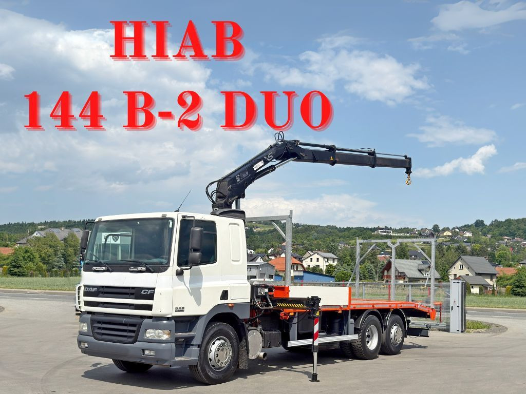 DAF CF 85.380*ABSCHLEPPWAGEN 7,20m+ HIAB 144 B-2 DUO - Vontató: 1 kép. DAF CF 85.380*ABSCHLEPPWAGEN 7,20m+ HIAB 144 B-2 DUO - Vontató: 1 kép.
