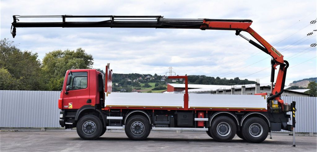 DAF CF 85.410 Pritsche 6,80m + KRAN / FUNK/8x4 DAF CF 85.410 Pritsche 6,80m + KRAN / FUNK/8x4 - Darus autó: 5 kép. DAF CF 85.410 Pritsche 6,80m + KRAN / FUNK/8x4 DAF CF 85.410 Pritsche 6,80m + KRAN / FUNK/8x4 - Darus autó: 5 kép.