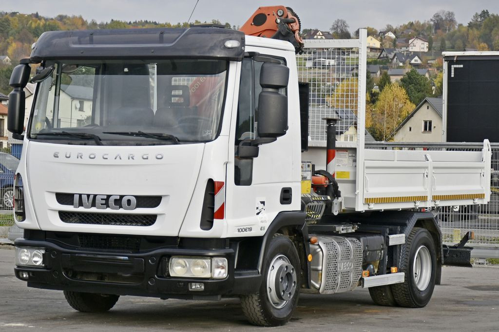 Iveco EUROCARGO 100E19 +PK 7001 H + FUNK * TOPZUSTAND - Darus autó, Billenőplatós teherautó: 3 kép. Iveco EUROCARGO 100E19 +PK 7001 H + FUNK * TOPZUSTAND - Darus autó, Billenőplatós teherautó: 3 kép.