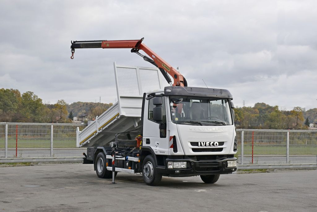 Iveco EUROCARGO 100E19 +PK 7001 H + FUNK * TOPZUSTAND - Darus autó, Billenőplatós teherautó: 2 kép. Iveco EUROCARGO 100E19 +PK 7001 H + FUNK * TOPZUSTAND - Darus autó, Billenőplatós teherautó: 2 kép.