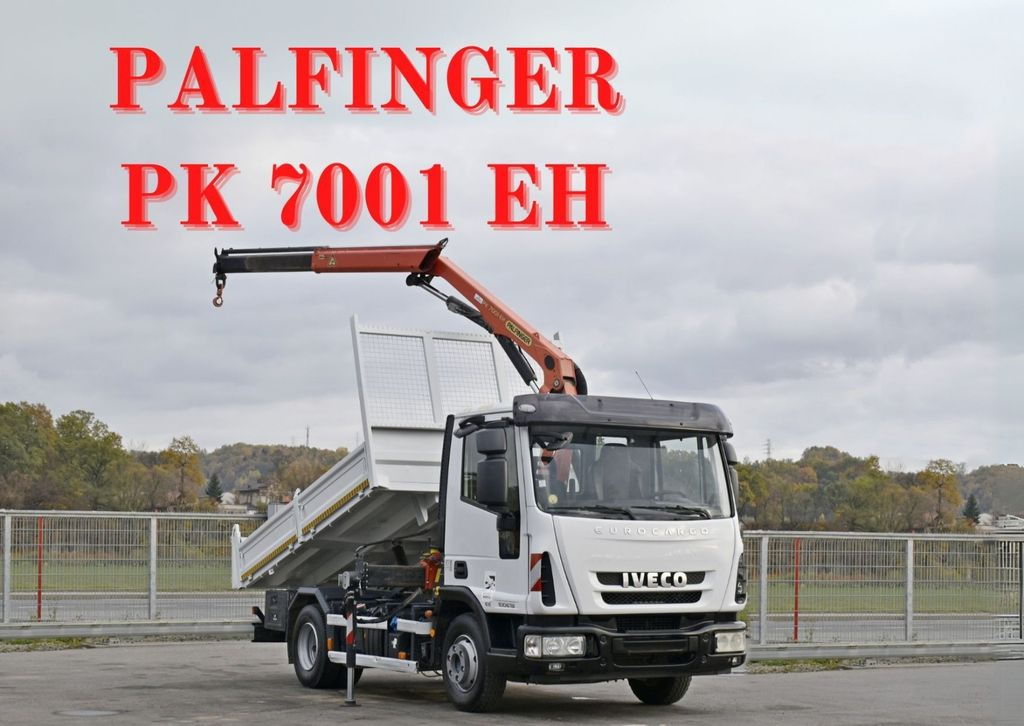 Iveco EUROCARGO 100E19 +PK 7001 H + FUNK * TOPZUSTAND - Billenőplatós kisteherautó: 1 kép. Iveco EUROCARGO 100E19 +PK 7001 H + FUNK * TOPZUSTAND - Billenőplatós kisteherautó: 1 kép.