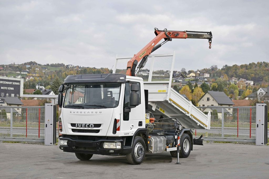 Iveco EUROCARGO 100E19 +PK 7001 H + FUNK * TOPZUSTAND - Billenőplatós kisteherautó: 2 kép. Iveco EUROCARGO 100E19 +PK 7001 H + FUNK * TOPZUSTAND - Billenőplatós kisteherautó: 2 kép.