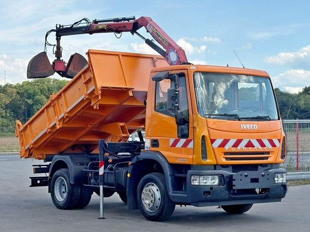 Iveco EUROCARGO 120E18 * HMF 403 K1 * TOPZUSTAND - Billenőplatós kisteherautó: 2 kép. Iveco EUROCARGO 120E18 * HMF 403 K1 * TOPZUSTAND - Billenőplatós kisteherautó: 2 kép.