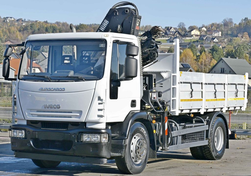 Iveco Eurocargo 180E28 *HIAB 122 B-2 DUO* TOPZUSTAND - Billenőplatós teherautó, Darus autó: 3 kép. Iveco Eurocargo 180E28 *HIAB 122 B-2 DUO* TOPZUSTAND - Billenőplatós teherautó, Darus autó: 3 kép.