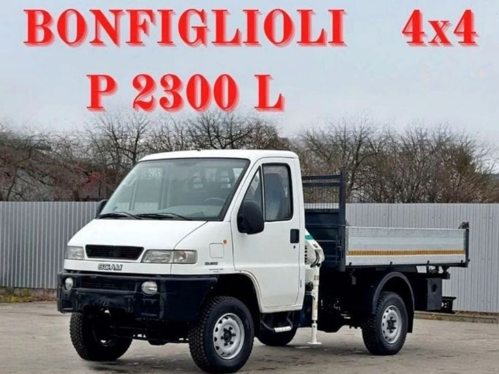 Iveco SCAM SM 35 *Pritsche 3,00m + KRAN - Darus autó: 1 kép. Iveco SCAM SM 35 *Pritsche 3,00m + KRAN - Darus autó: 1 kép.