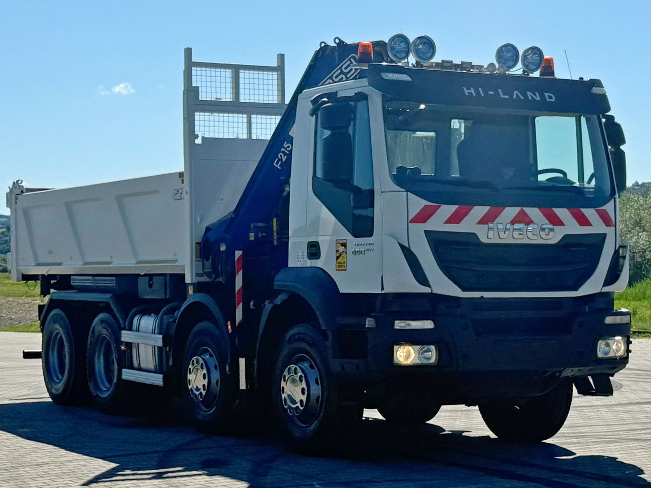 Iveco TRAKKER 450 * FASSI F215A.0.22 + FUNK / 8x4 *TOP - Darus autó: 4 kép. Iveco TRAKKER 450 * FASSI F215A.0.22 + FUNK / 8x4 *TOP - Darus autó: 4 kép.