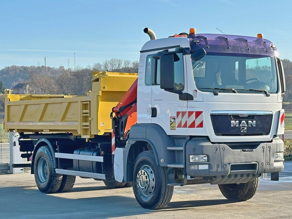 MAN TGS 18.320 * PK 12002 - EH A + FUNK * TOPZUSTAND - Billenőplatós teherautó, Darus autó: 4 kép. MAN TGS 18.320 * PK 12002 - EH A + FUNK * TOPZUSTAND - Billenőplatós teherautó, Darus autó: 4 kép.