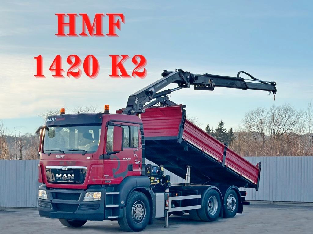 MAN TGS 26.360 Kipper 5,15m*HMF 1420 K2 + FUNK/6x2 - Darus autó: 1 kép. MAN TGS 26.360 Kipper 5,15m*HMF 1420 K2 + FUNK/6x2 - Darus autó: 1 kép.