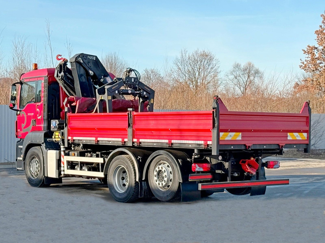 Darus autó MAN TGS 26.360 Kipper 5,15m*HMF 1420 K2 + FUNK/6x2: 7 kép.