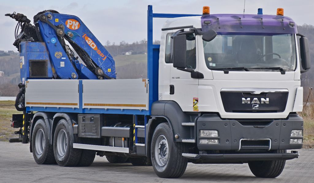 MAN TGS 26.360*PRITSCHE 6,60m * PM 30 SP / FUNK *6x4 MAN TGS 26.360*PRITSCHE 6,60m * PM 30 SP / FUNK *6x4 - Darus autó: 3 kép. MAN TGS 26.360*PRITSCHE 6,60m * PM 30 SP / FUNK *6x4 MAN TGS 26.360*PRITSCHE 6,60m * PM 30 SP / FUNK *6x4 - Darus autó: 3 kép.