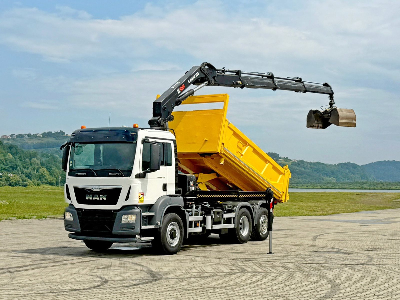 MAN TGS 26.400 * HIAB X-HIDUO 188 E-3 + FUNK * 6x4 - Darus autó: 2 kép. MAN TGS 26.400 * HIAB X-HIDUO 188 E-3 + FUNK * 6x4 - Darus autó: 2 kép.