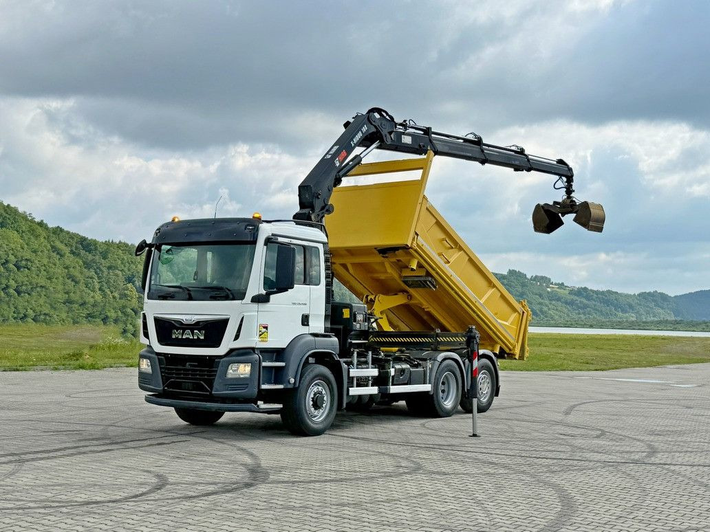 MAN TGS 26.400 * HIAB X-HIDUO 188 E-3 + FUNK * 6x4 - Darus autó: 2 kép. MAN TGS 26.400 * HIAB X-HIDUO 188 E-3 + FUNK * 6x4 - Darus autó: 2 kép.