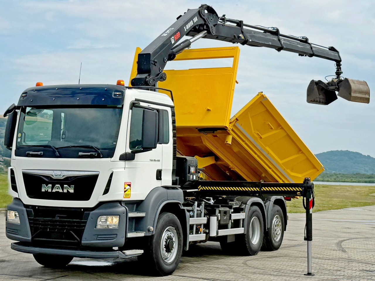 MAN TGS 26.400 * HIAB X-HIDUO 188 E-3 + FUNK * 6x4 - Darus autó: 3 kép. MAN TGS 26.400 * HIAB X-HIDUO 188 E-3 + FUNK * 6x4 - Darus autó: 3 kép.