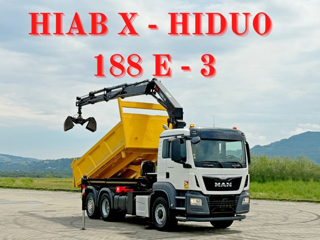 MAN TGS 26.400 * HIAB X-HIDUO 188 E-3 + FUNK * 6x4 - Darus autó: 1 kép. MAN TGS 26.400 * HIAB X-HIDUO 188 E-3 + FUNK * 6x4 - Darus autó: 1 kép.