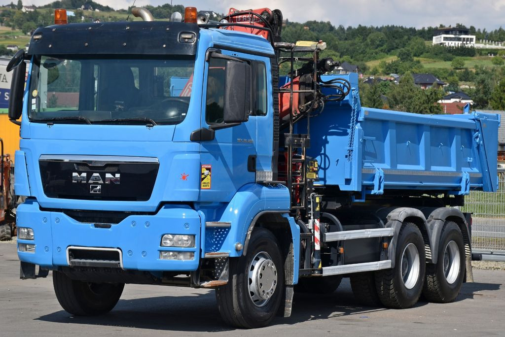 MAN TGS 26.400 Kipper 4,60m*PK F130A.22 + FUNK/6x4 - Billenőplatós teherautó, Darus autó: 5 kép. MAN TGS 26.400 Kipper 4,60m*PK F130A.22 + FUNK/6x4 - Billenőplatós teherautó, Darus autó: 5 kép.
