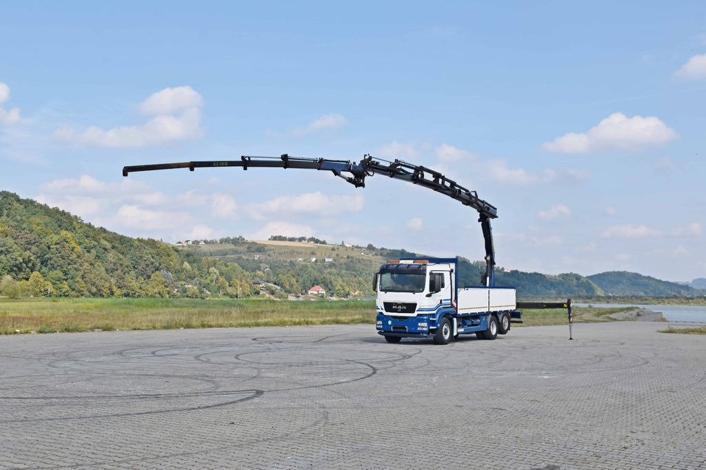 MAN TGS 26.440 *PK 27002 - SH E + JIB PJ060A + FUNK - Darus autó, Platós teherautó: 2 kép. MAN TGS 26.440 *PK 27002 - SH E + JIB PJ060A + FUNK - Darus autó, Platós teherautó: 2 kép.