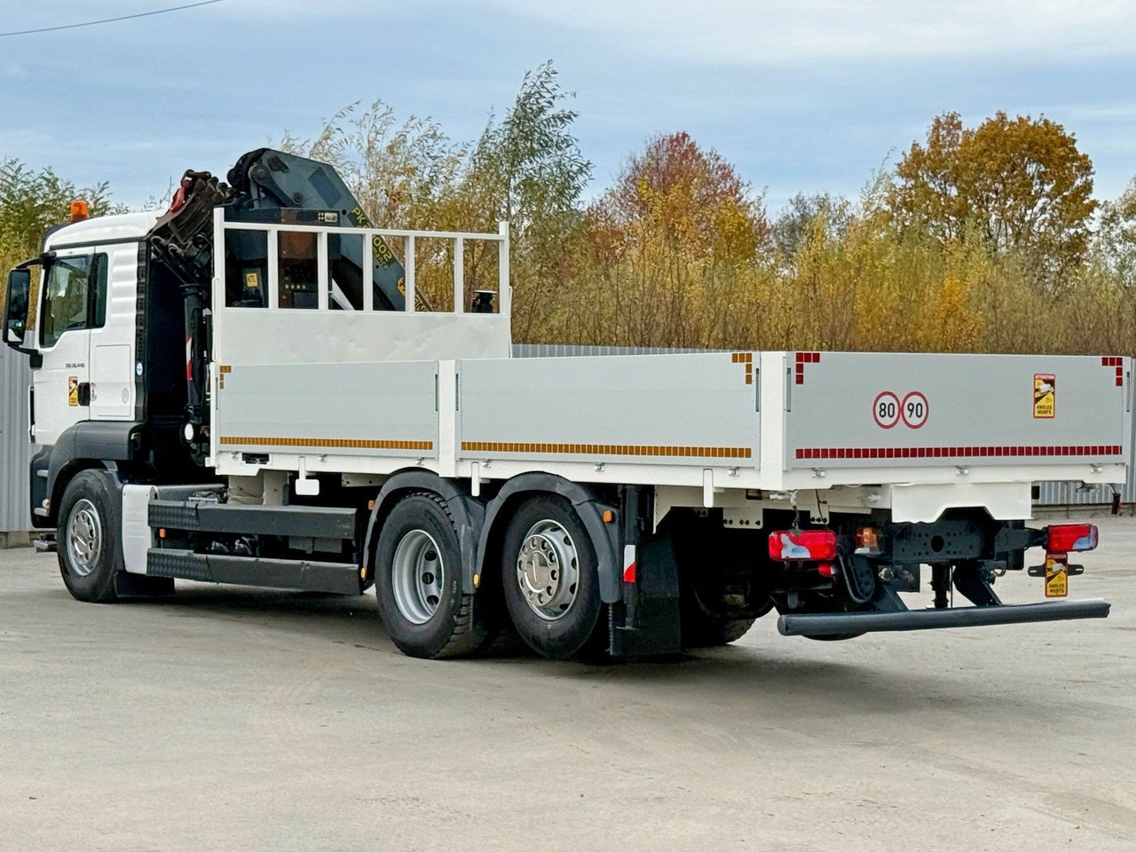 MAN TGS 26.440 * PRITSCHE 6,15 m + PK 29002 * TOP - Darus autó: 5 kép. MAN TGS 26.440 * PRITSCHE 6,15 m + PK 29002 * TOP - Darus autó: 5 kép.