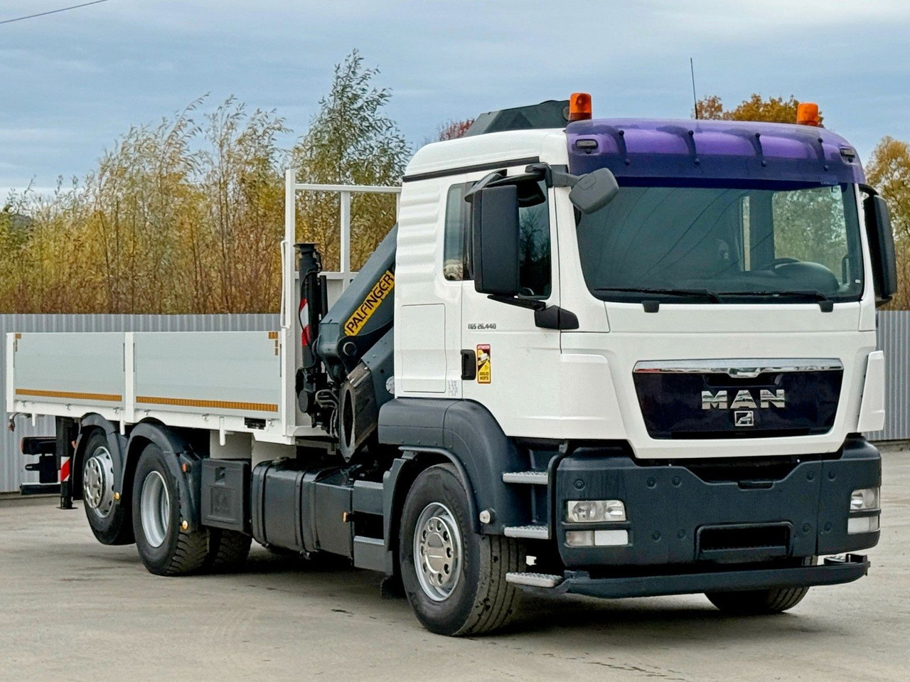 MAN TGS 26.440 * PRITSCHE 6,15 m + PK 29002 * TOP - Darus autó: 2 kép. MAN TGS 26.440 * PRITSCHE 6,15 m + PK 29002 * TOP - Darus autó: 2 kép.