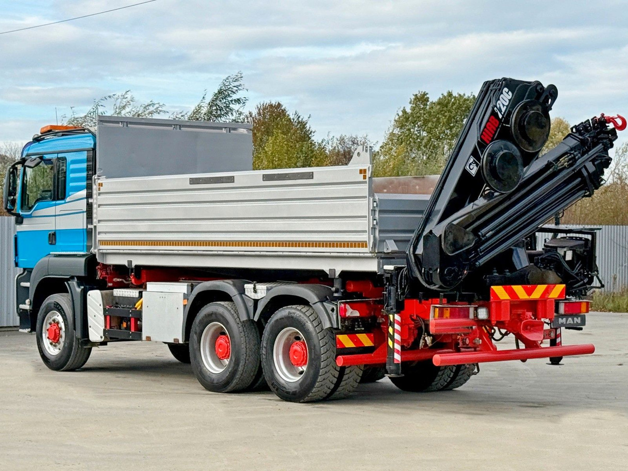 Darus autó MAN TGS 26.480 * HIAB 220 - C5 + FUNK / 6x6: 6 kép.