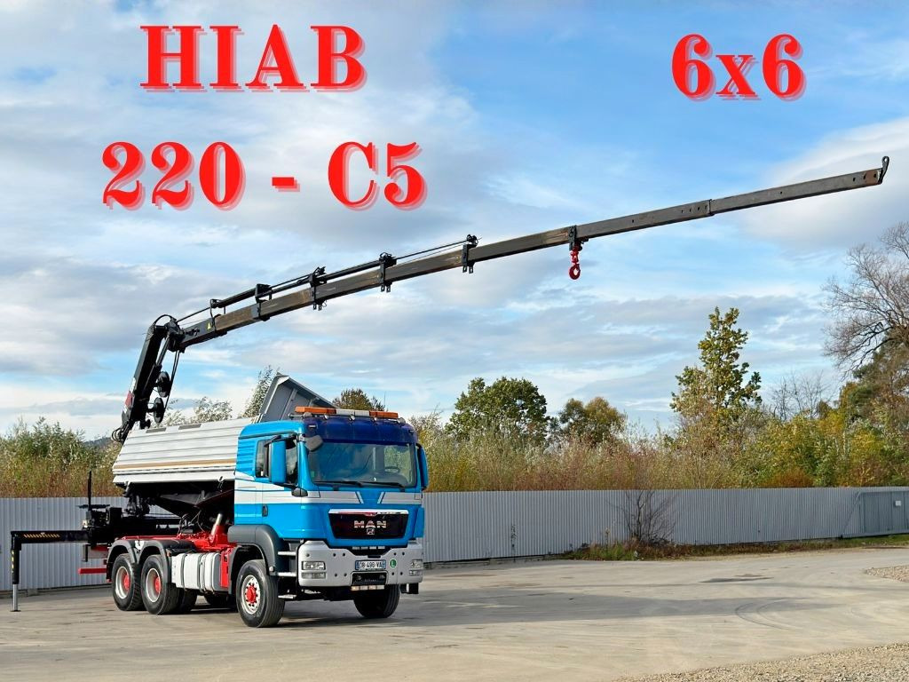 MAN TGS 26.480 * HIAB 220 - C5 + FUNK / 6x6 - Darus autó: 1 kép. MAN TGS 26.480 * HIAB 220 - C5 + FUNK / 6x6 - Darus autó: 1 kép.