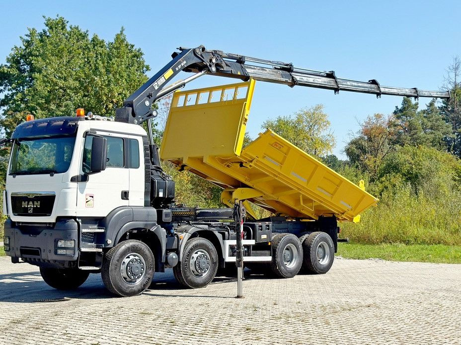 MAN TGS 32.510 * HIAB 288 EP - 5HIDUO/ FUNK * 8x8 - Darus autó: 3 kép. MAN TGS 32.510 * HIAB 288 EP - 5HIDUO/ FUNK * 8x8 - Darus autó: 3 kép.