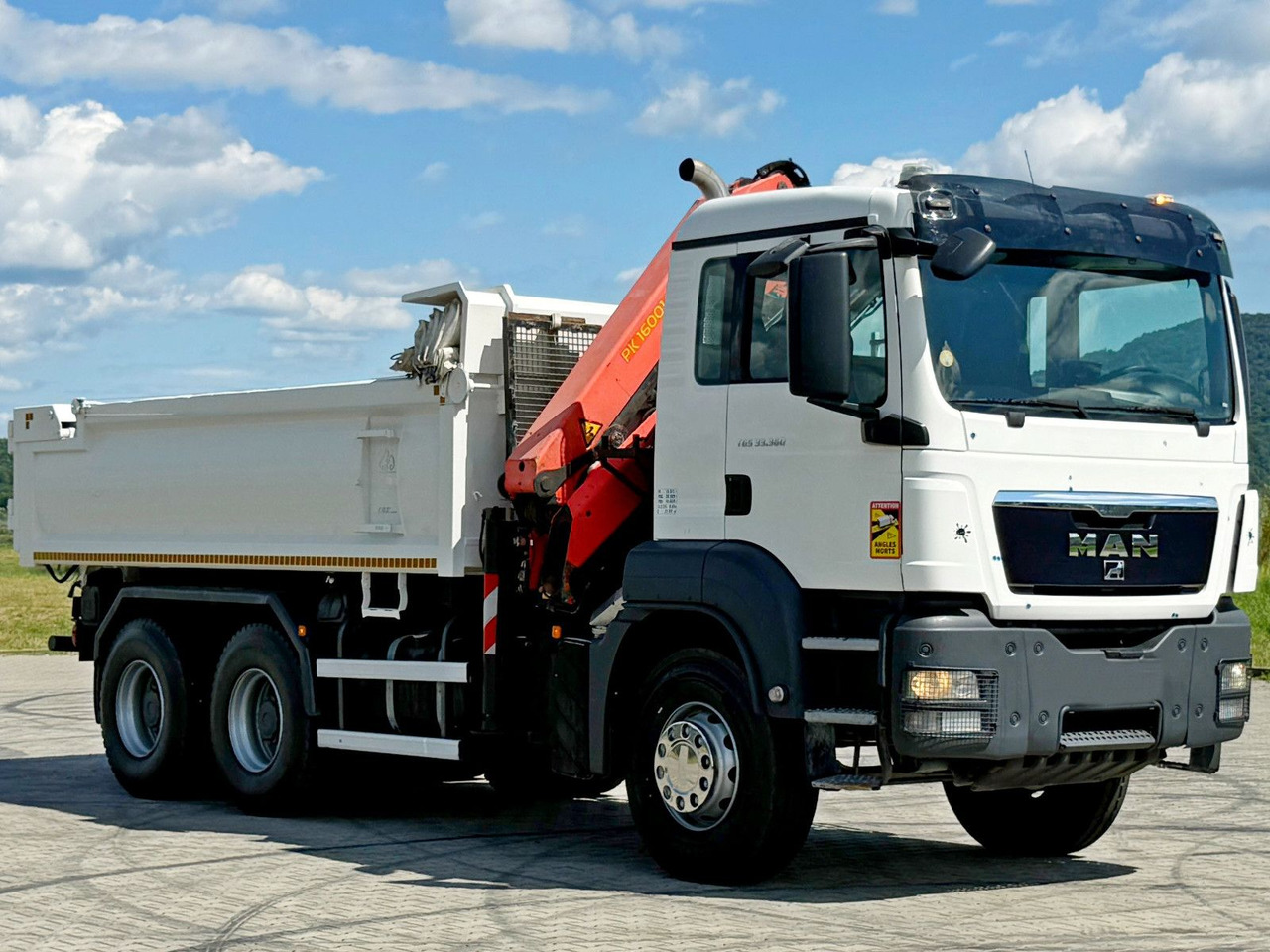 MAN TGS 33.360 * PK 16001 - KB + FUNK * 6x4 - Darus autó: 4 kép. MAN TGS 33.360 * PK 16001 - KB + FUNK * 6x4 - Darus autó: 4 kép.
