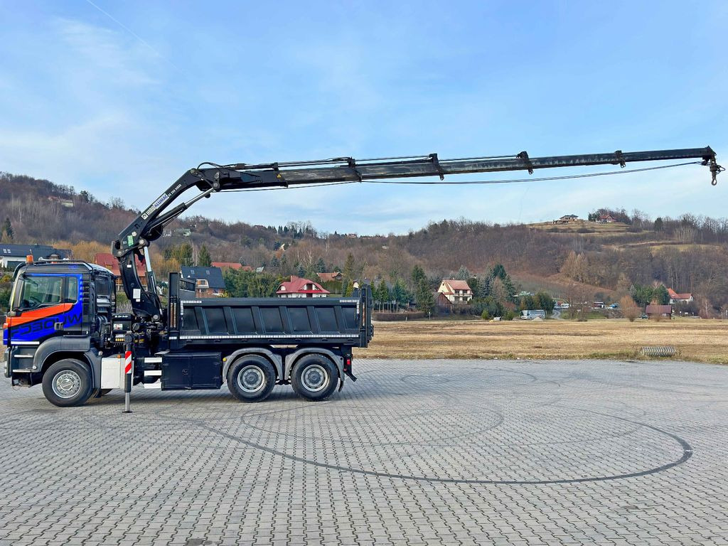 Billenőplatós teherautó, Darus autó MAN TGS 33.480 * HIAB 288 EP - 4 HIDUO/ FUNK * 6x4: 6 kép.
