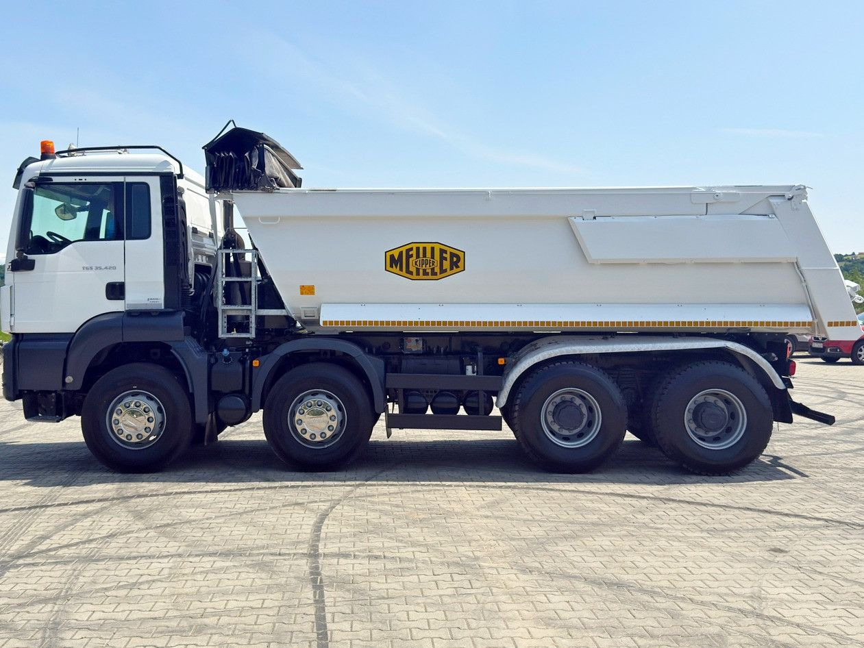 MAN TGS 35.420 KIPPER * 8x4 * TOPZUSTAND - Billenőplatós teherautó: 5 kép. MAN TGS 35.420 KIPPER * 8x4 * TOPZUSTAND - Billenőplatós teherautó: 5 kép.