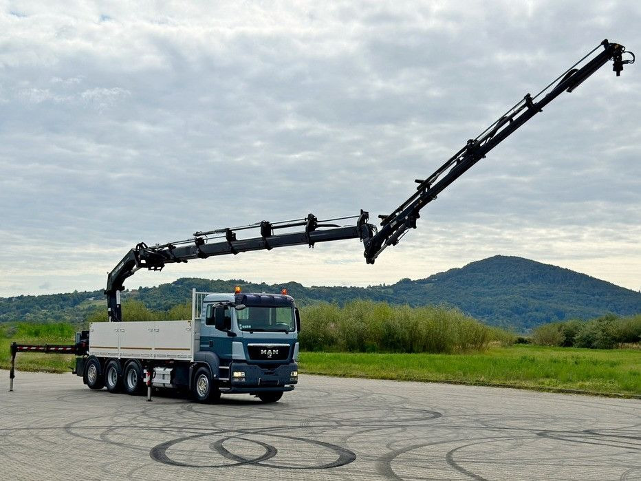MAN TGS 35.480*HIAB 377 E-5 HIPRO+JIB 70X-3FUNK /8x4 - Darus autó: 2 kép. MAN TGS 35.480*HIAB 377 E-5 HIPRO+JIB 70X-3FUNK /8x4 - Darus autó: 2 kép.
