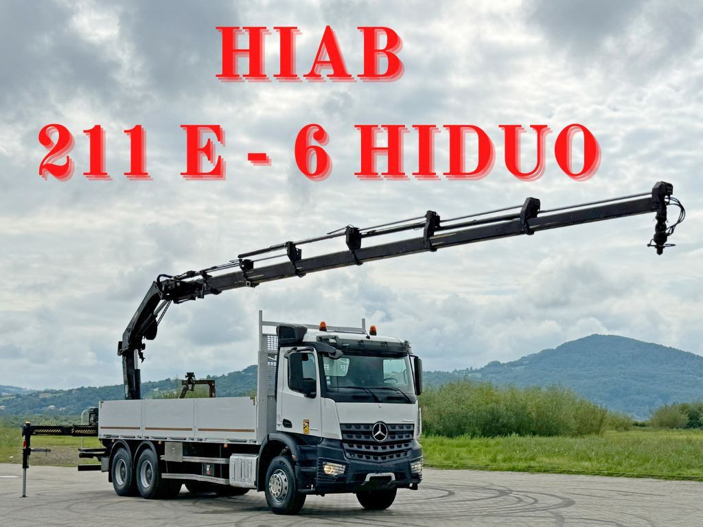 Mercedes-Benz ACTROS 2636 * HIAB 211 E-6 HIDUO/FUNK *6x4 - Darus autó: 1 kép. Mercedes-Benz ACTROS 2636 * HIAB 211 E-6 HIDUO/FUNK *6x4 - Darus autó: 1 kép.