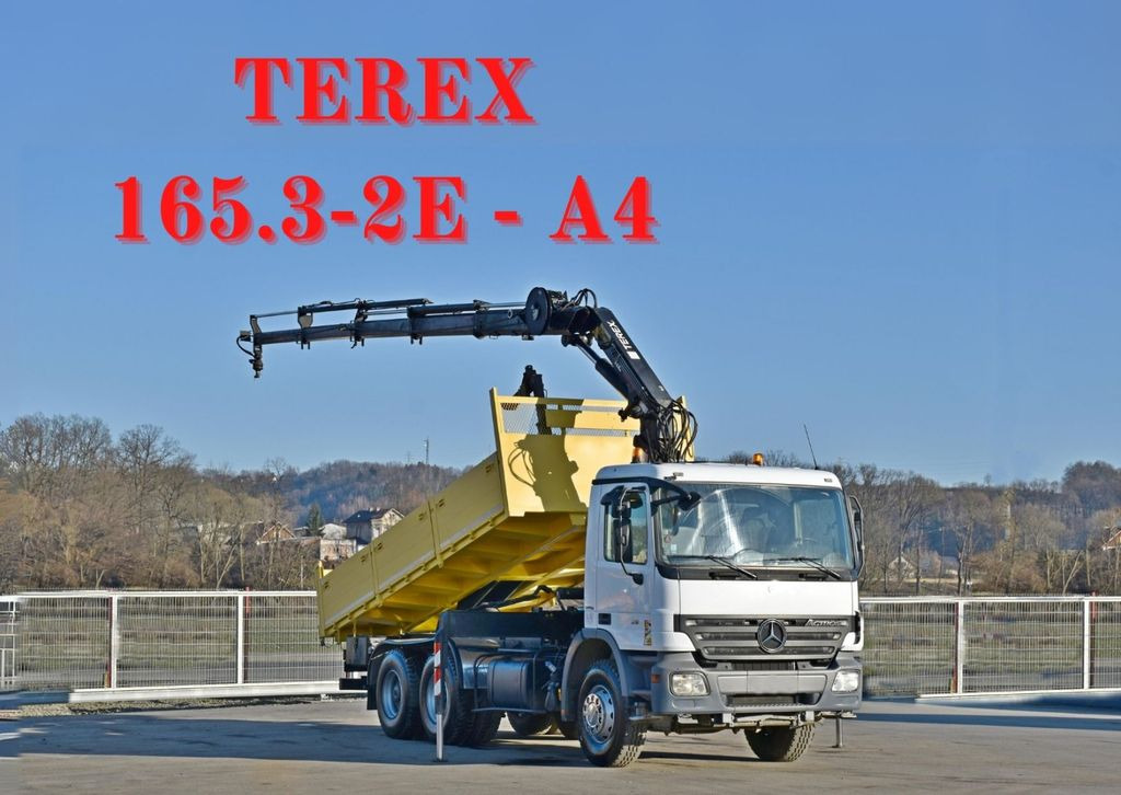 Mercedes-Benz ACTROS 2636 * TEREX 165.2E - A4 + FUNK/6x4 Mercedes-Benz ACTROS 2636 * TEREX 165.2E - A4 + FUNK/6x4 - Darus autó, Billenőplatós teherautó: 1 kép. Mercedes-Benz ACTROS 2636 * TEREX 165.2E - A4 + FUNK/6x4 Mercedes-Benz ACTROS 2636 * TEREX 165.2E - A4 + FUNK/6x4 - Darus autó, Billenőplatós teherautó: 1 kép.