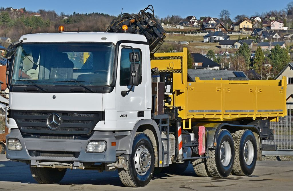 Mercedes-Benz ACTROS 2636 * TEREX 165.2E - A4 + FUNK/6x4 Mercedes-Benz ACTROS 2636 * TEREX 165.2E - A4 + FUNK/6x4 - Darus autó, Billenőplatós teherautó: 4 kép. Mercedes-Benz ACTROS 2636 * TEREX 165.2E - A4 + FUNK/6x4 Mercedes-Benz ACTROS 2636 * TEREX 165.2E - A4 + FUNK/6x4 - Darus autó, Billenőplatós teherautó: 4 kép.