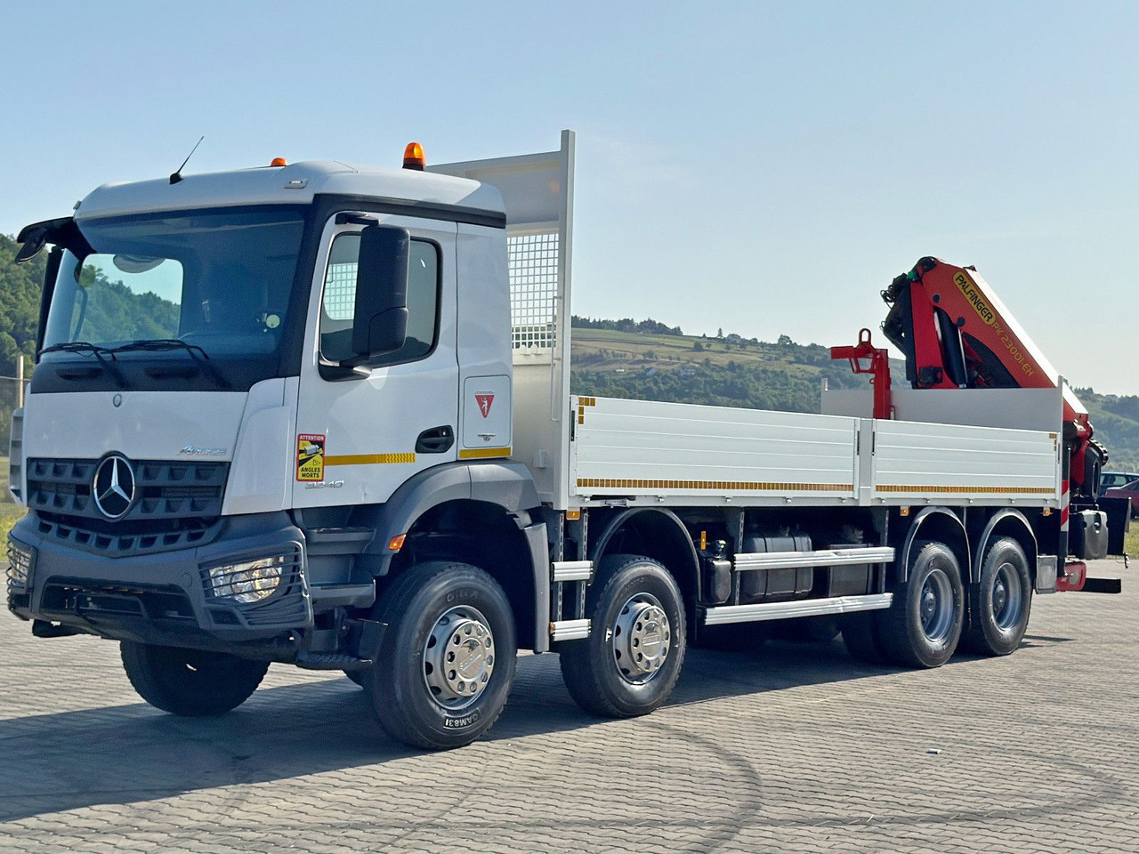 Mercedes-Benz ACTROS 3240 * PK 23001 - EH C+ FUNK / 8x4 * TOP - Darus autó: 3 kép. Mercedes-Benz ACTROS 3240 * PK 23001 - EH C+ FUNK / 8x4 * TOP - Darus autó: 3 kép.